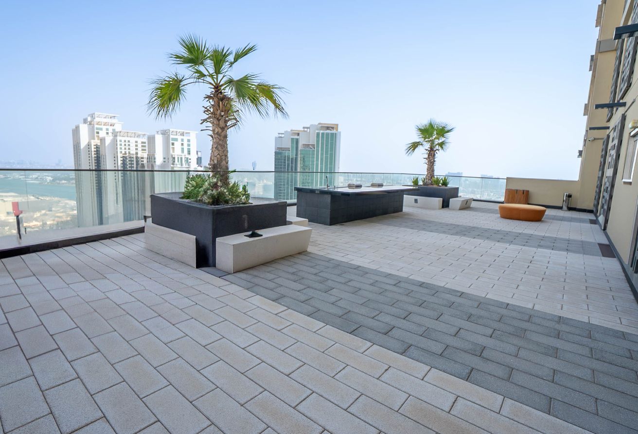 Canal Residence 2 bedroom maid apartment Al Reem Island balcony view