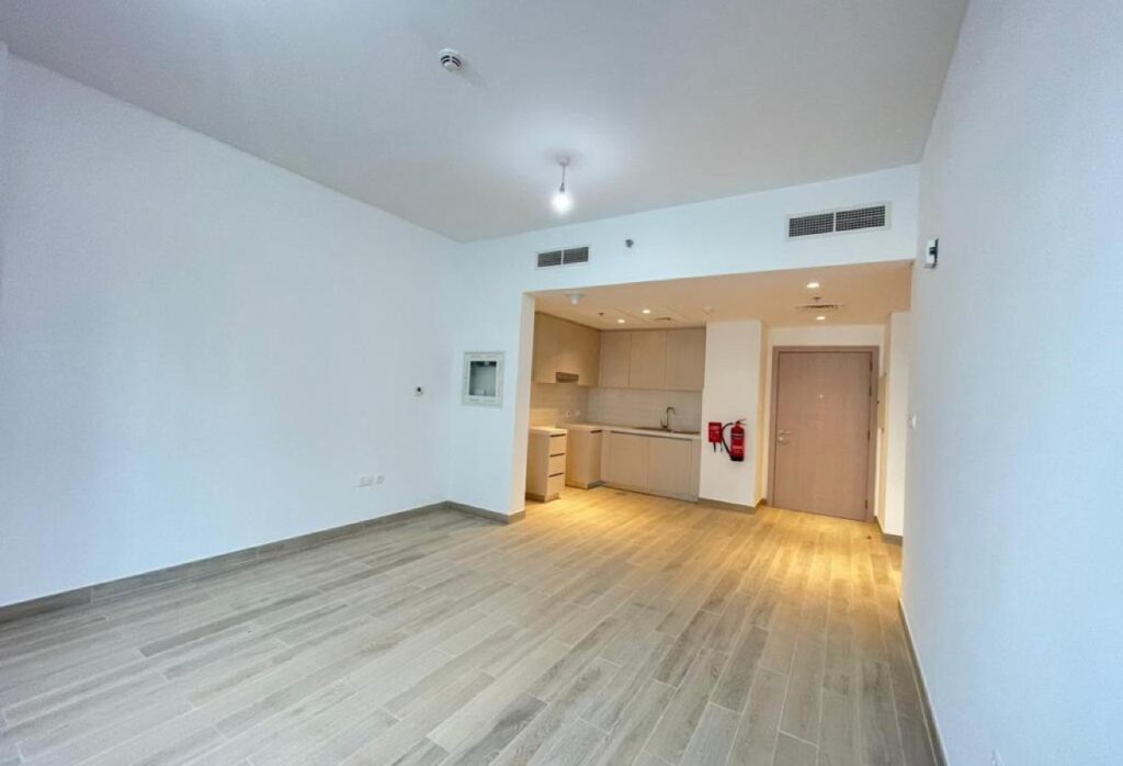 1 bedroom apartment Waters Edge Yas Island balcony view