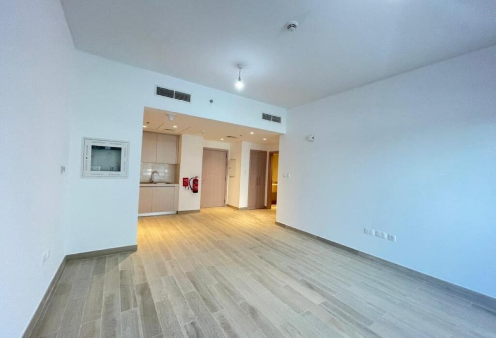 1 bedroom apartment Waters Edge Yas Island balcony view