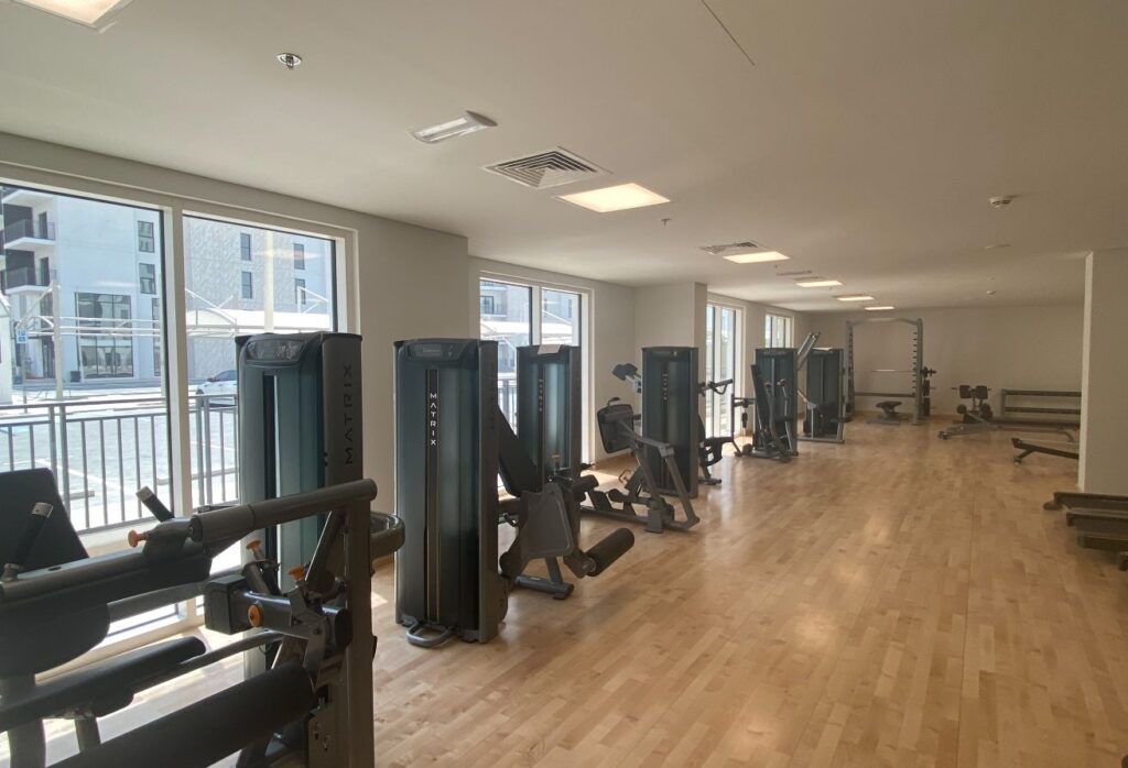 1 bedroom apartment Waters Edge Yas Island balcony view