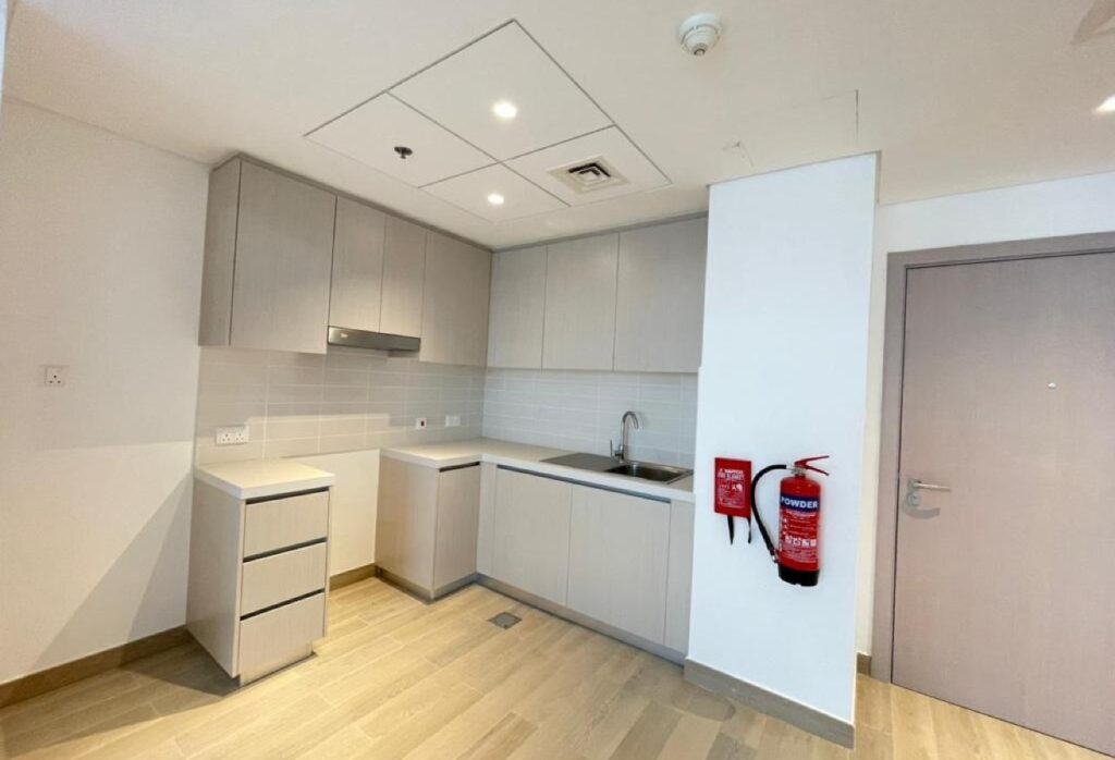 1 bedroom apartment Waters Edge Yas Island balcony view