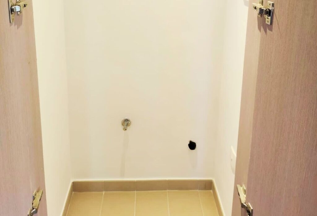 1 bedroom apartment Waters Edge Yas Island balcony view