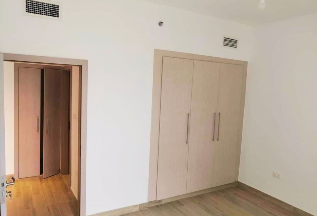 1 bedroom apartment Waters Edge Yas Island balcony view