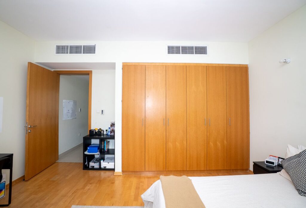 Qattouf Community townhouse Al Raha Gardens private garden