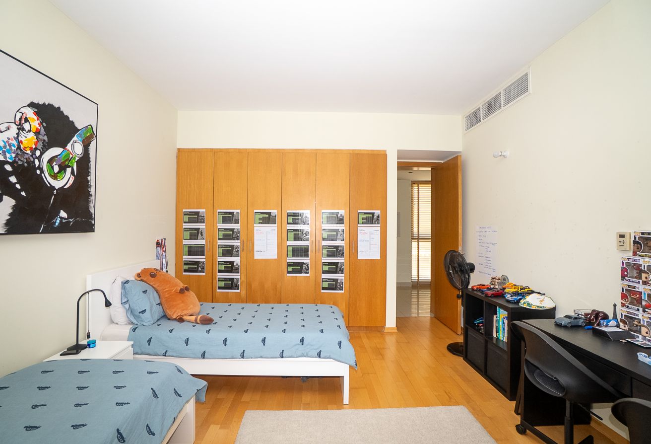 Qattouf Community townhouse Al Raha Gardens private garden