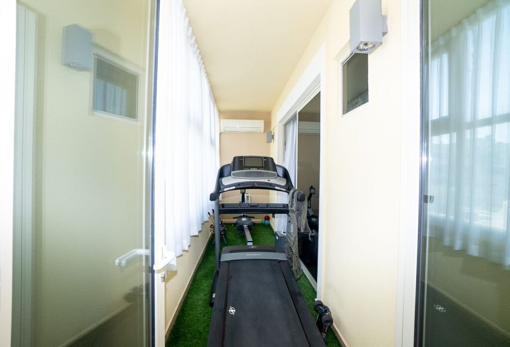 Qattouf Community townhouse Al Raha Gardens private garden