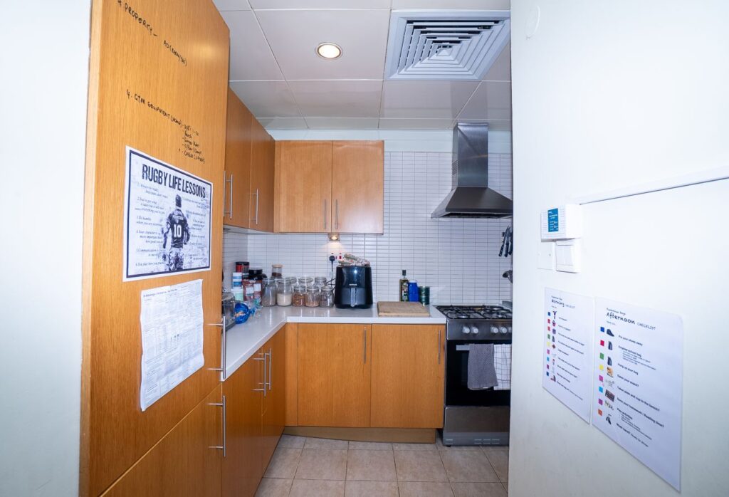 Qattouf Community townhouse Al Raha Gardens private garden