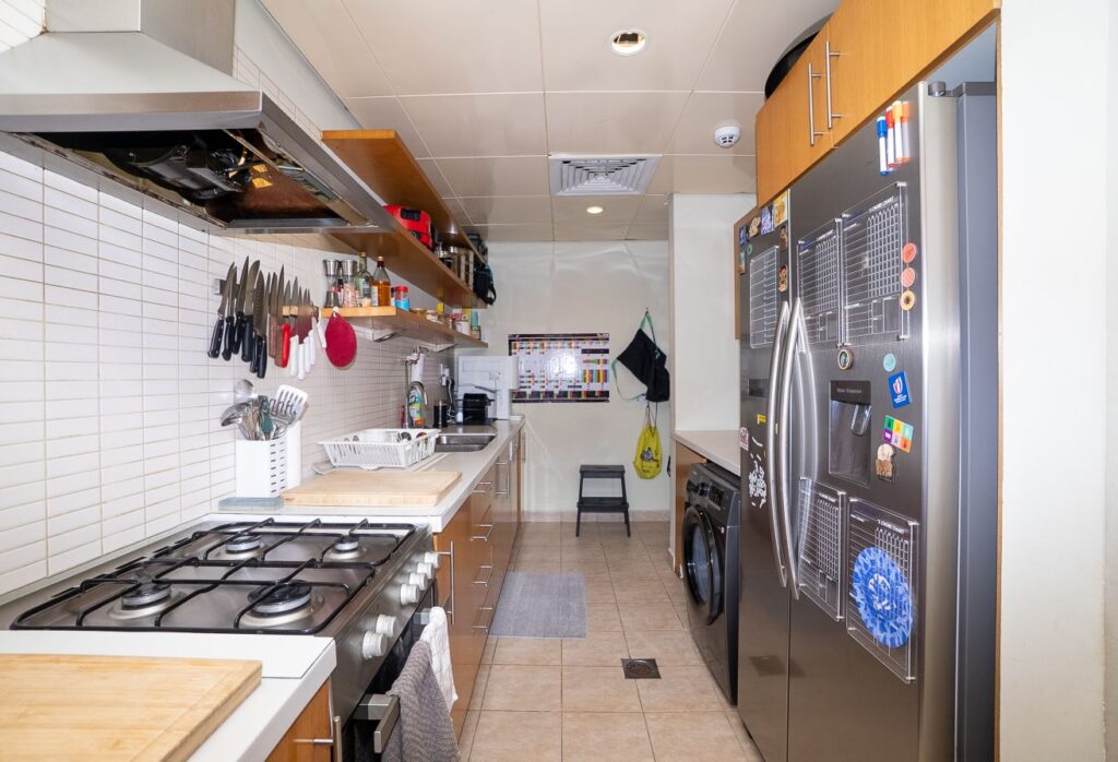 Qattouf Community townhouse Al Raha Gardens private garden