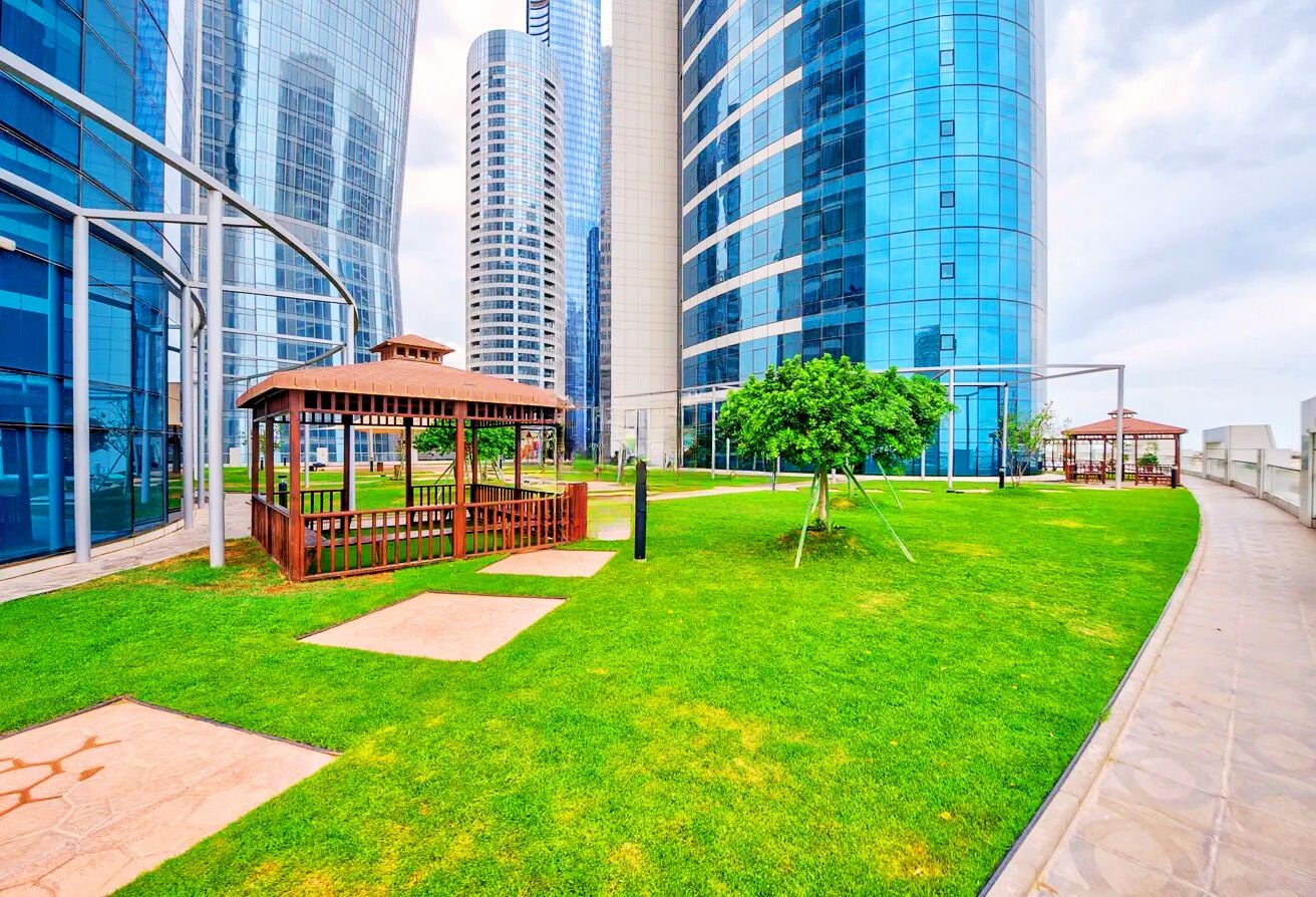 Hydra Avenue Towers studio apartment Al Reem Island community view