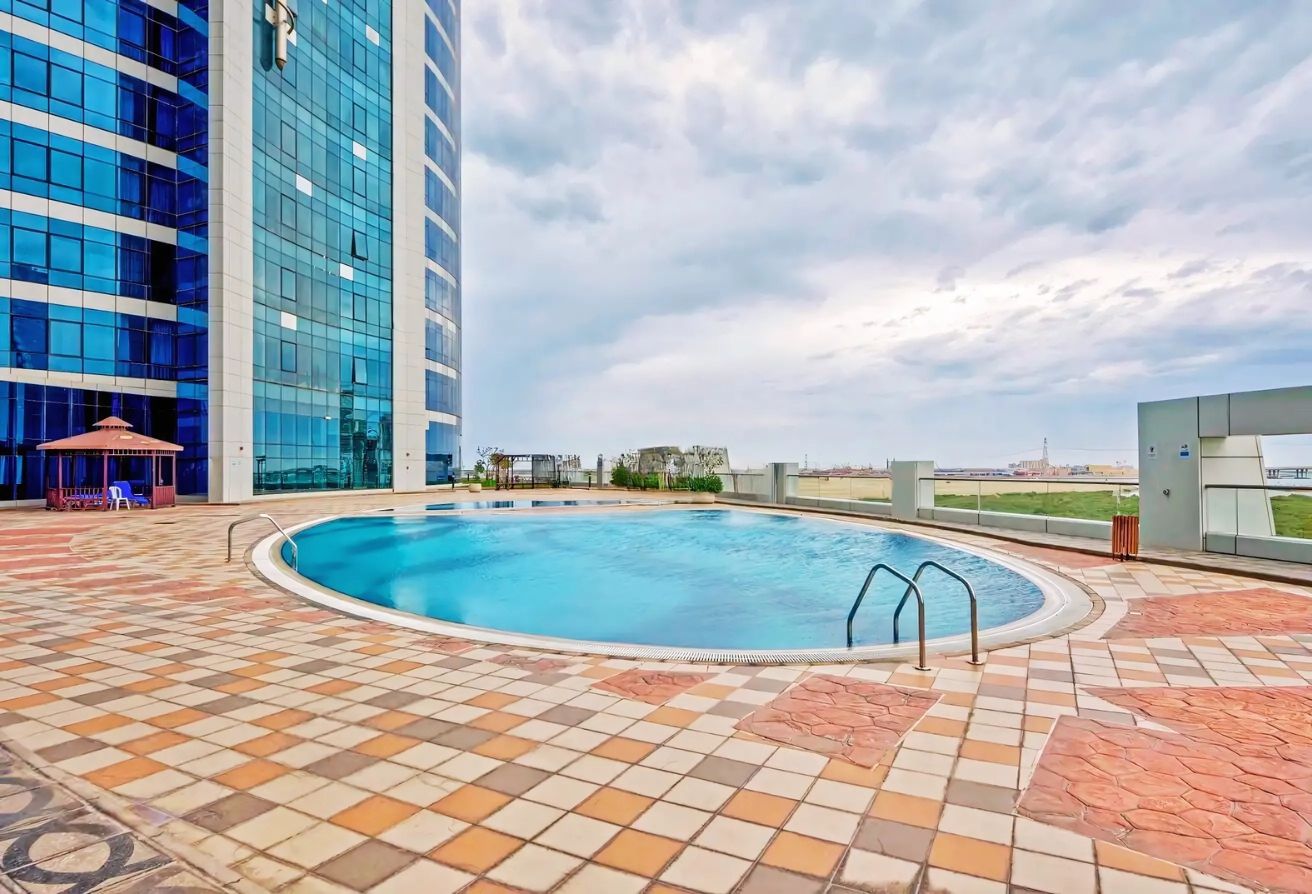 Hydra Avenue Towers studio apartment Al Reem Island community view