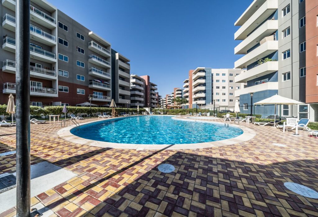 Al Reef Downtown studio apartment retail view Abu Dhabi