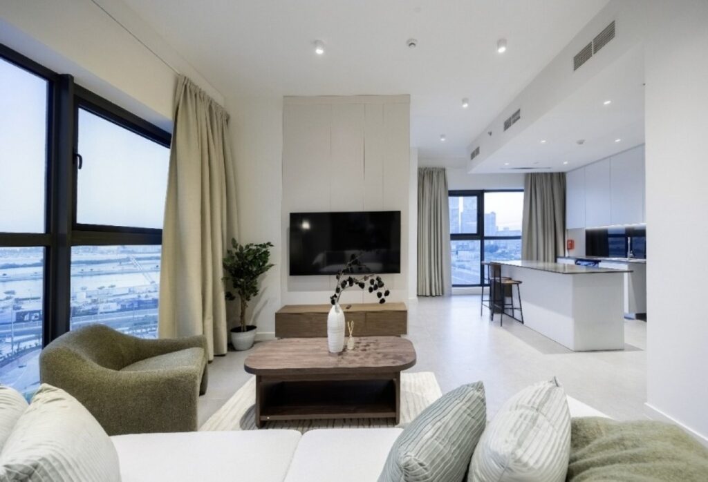 Pixel Al Reem Island furnished apartment 1 bedroom sea view