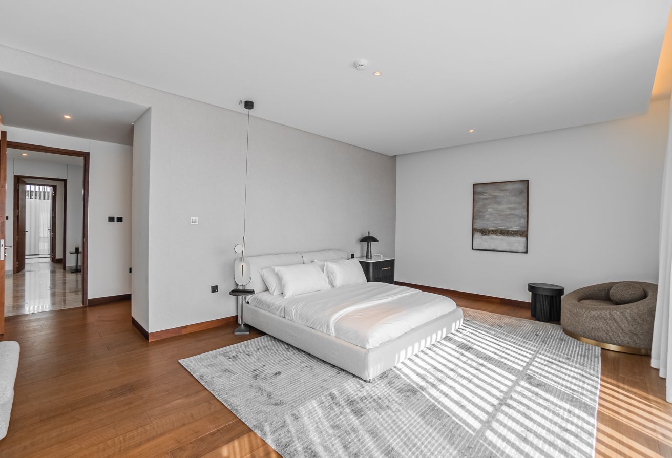 Modern villa with garden and private patio in gated Saadiyat Lagoons community