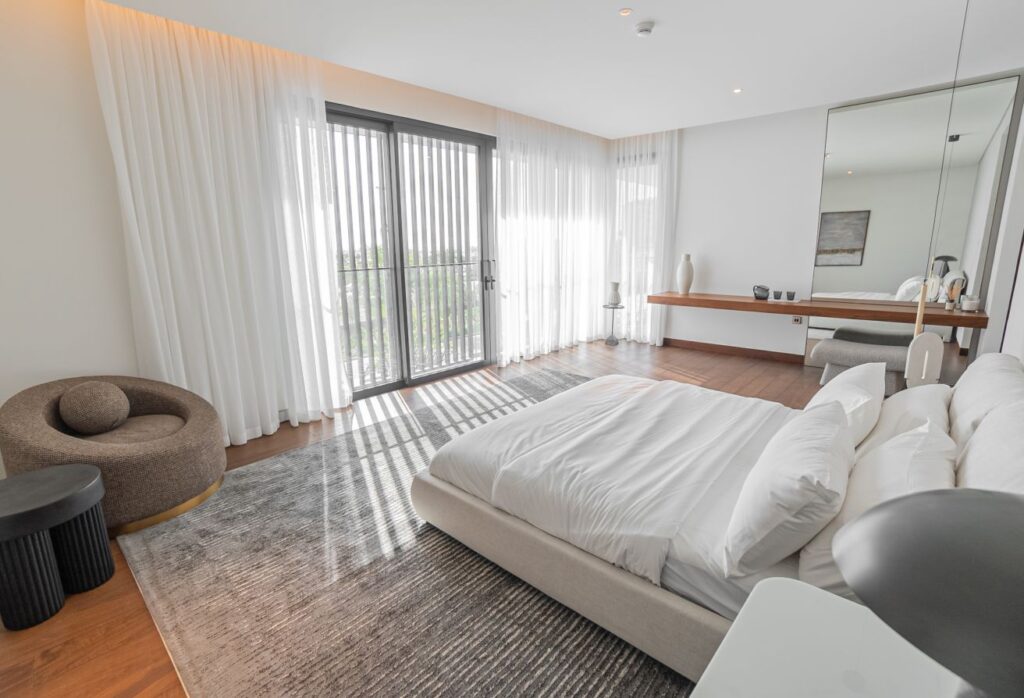 Modern villa with garden and private patio in gated Saadiyat Lagoons community