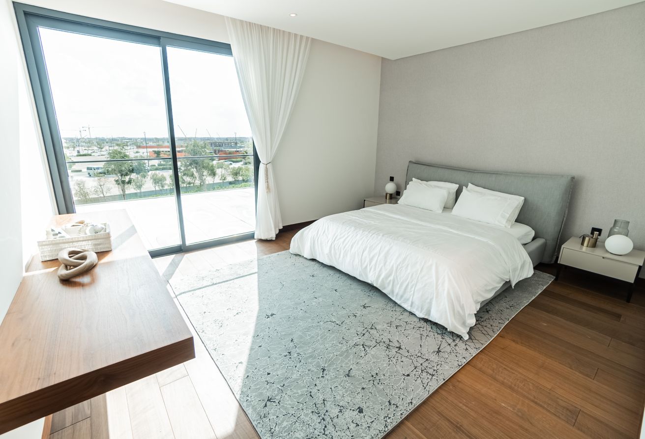 Modern villa with garden and private patio in gated Saadiyat Lagoons community