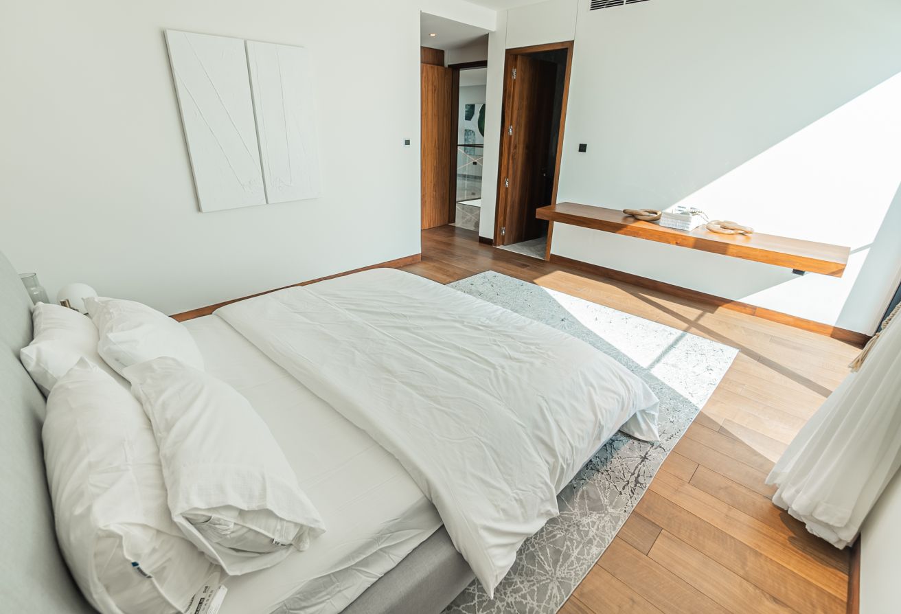 Modern villa with garden and private patio in gated Saadiyat Lagoons community