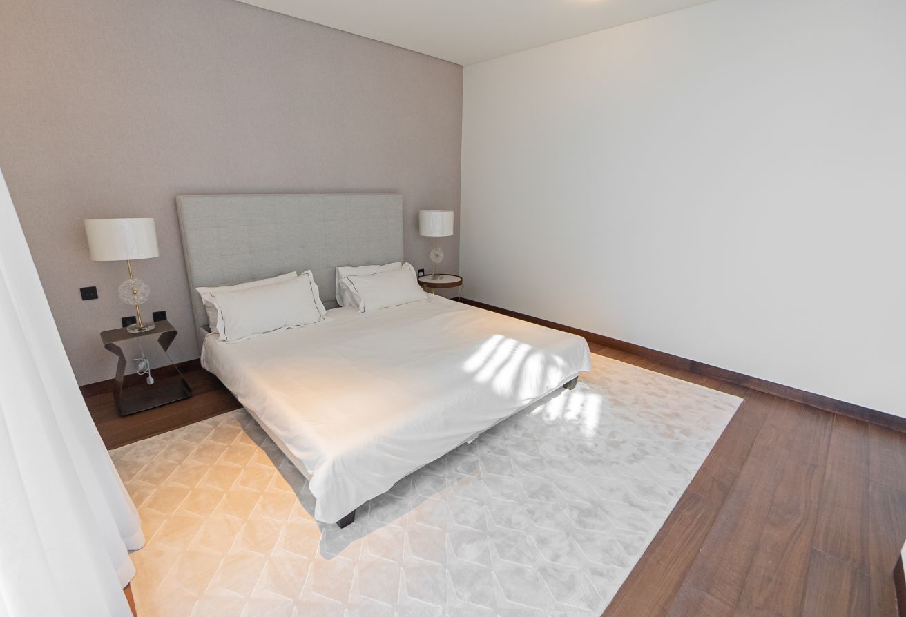 Modern villa with garden and private patio in gated Saadiyat Lagoons community