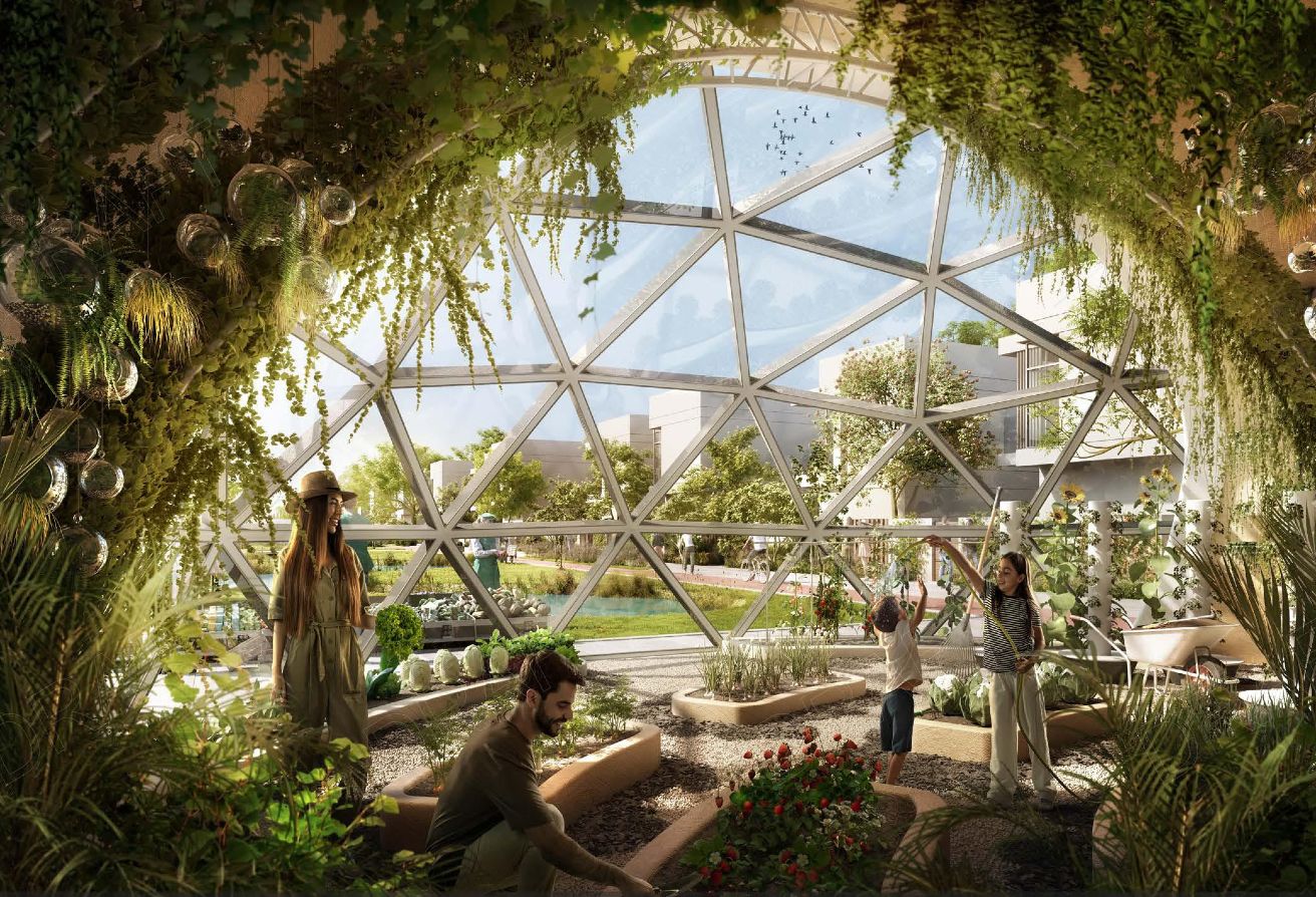 Sustainable City Yas Island apartment garden 2 bedroom maid investment