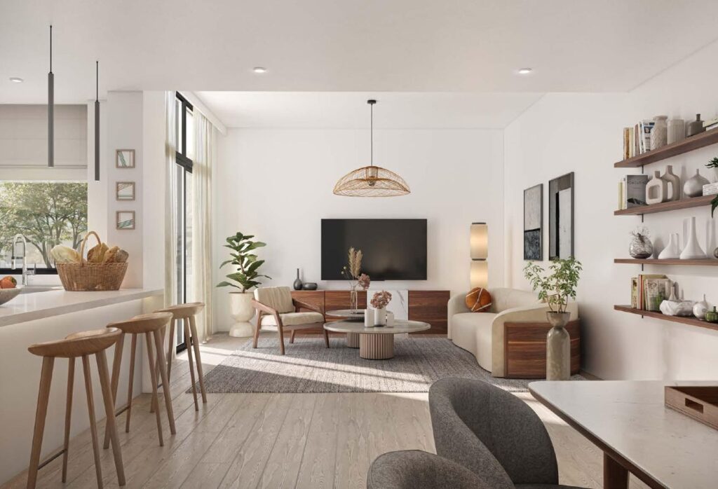 Sustainable City Yas Island apartment garden 2 bedroom maid investment