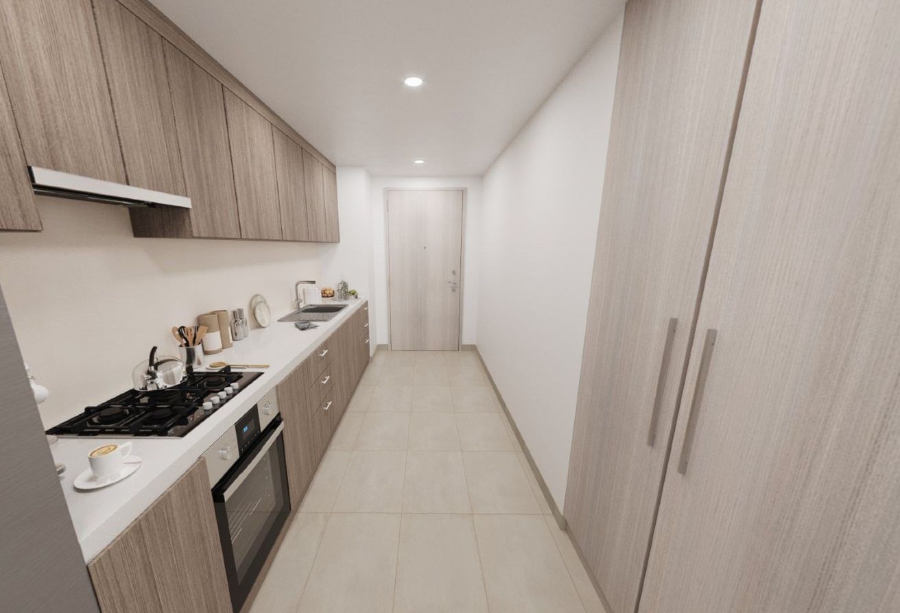 Yas Golf Collection studio apartment golf view Yas Island furnished