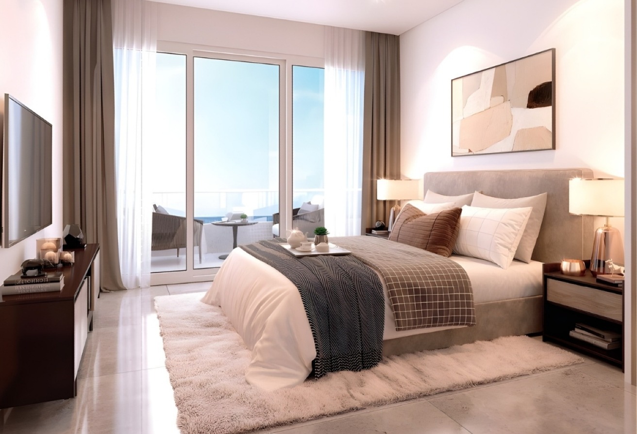 Mayyas at The Bay Yas Bay 1 bedroom apartment terrace