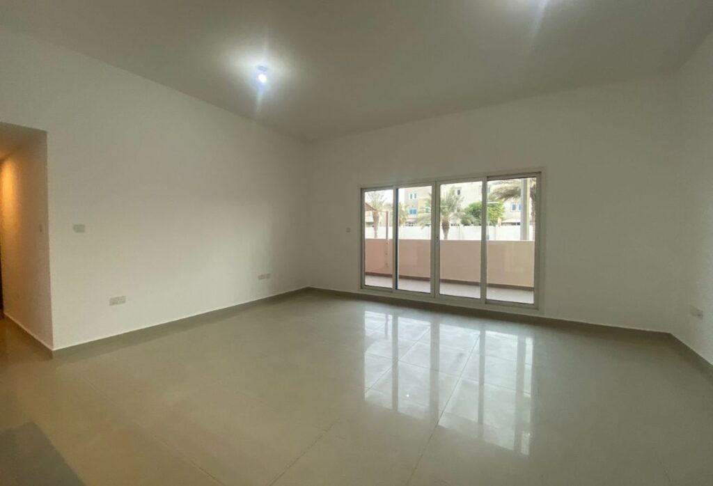 Al Reef Downtown 2 bedroom apartment terrace ground floor Abu Dhabi