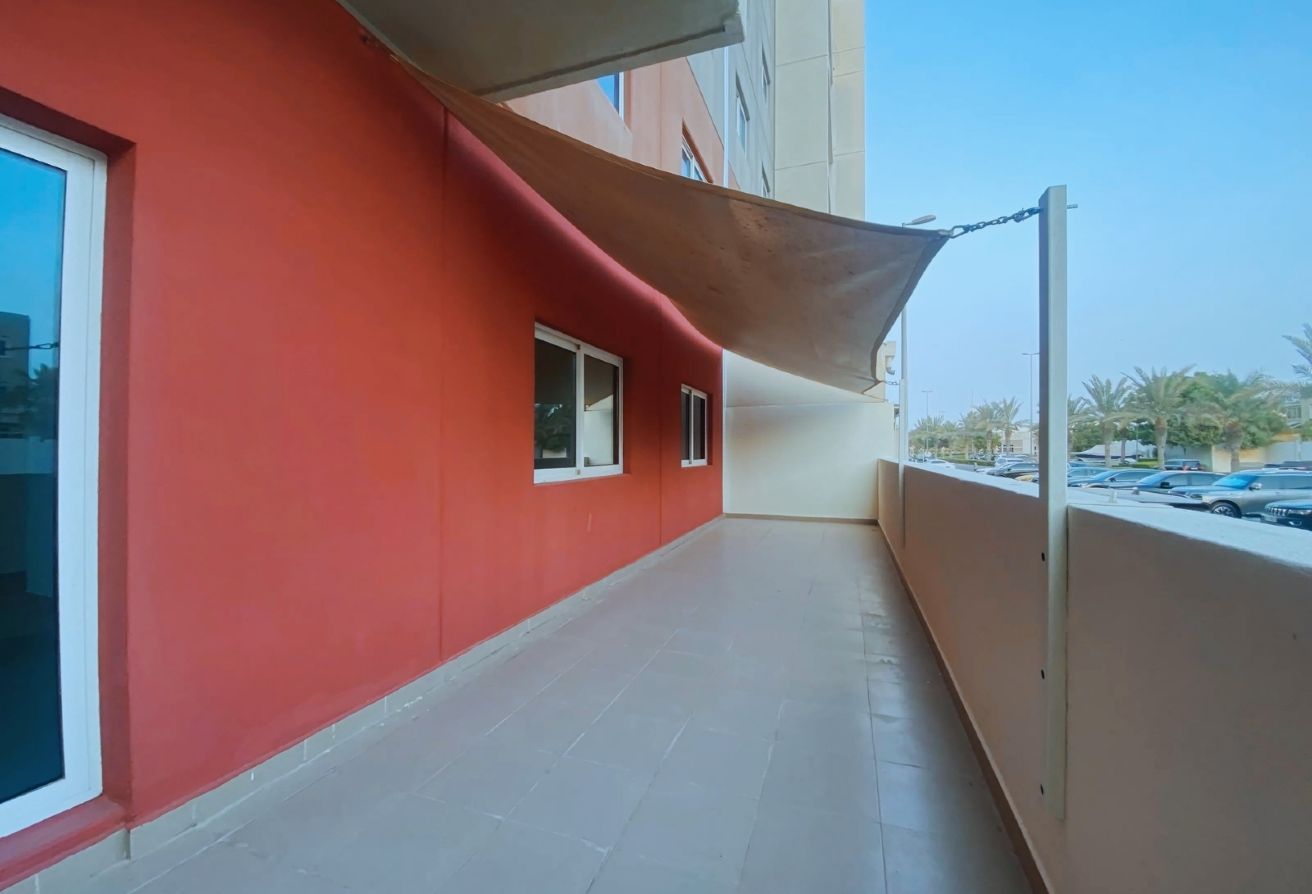 Al Reef Downtown 2 bedroom apartment terrace ground floor Abu Dhabi