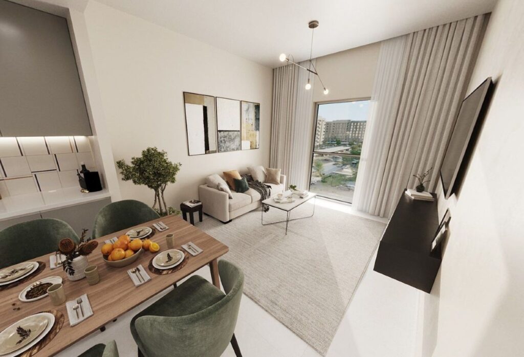 Al Shamkha Reeman Living apartment 1 bedroom ROI investment Abu Dhabi