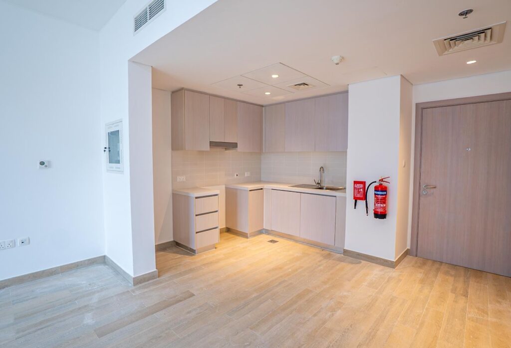 Waters Edge Yas Island apartment ROI 1 bedroom vacant pool view