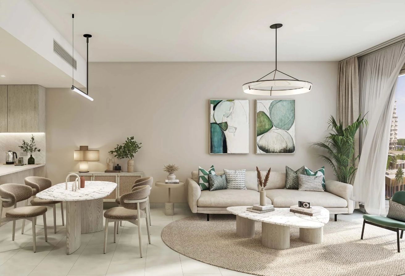 Yas Riva studio apartment Yas Island balcony ground floor investmen