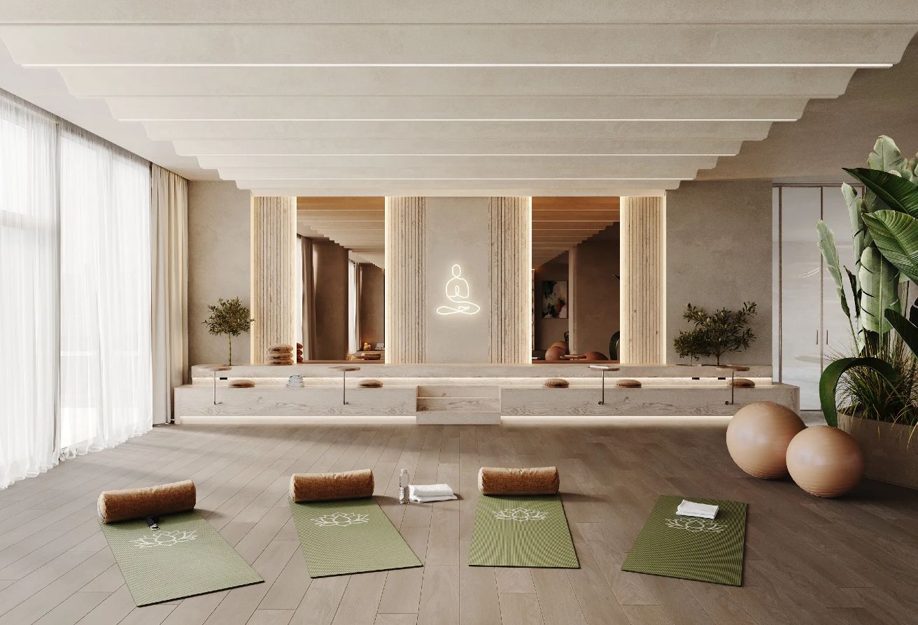 Yas Riva studio apartment Yas Island balcony ground floor investmen