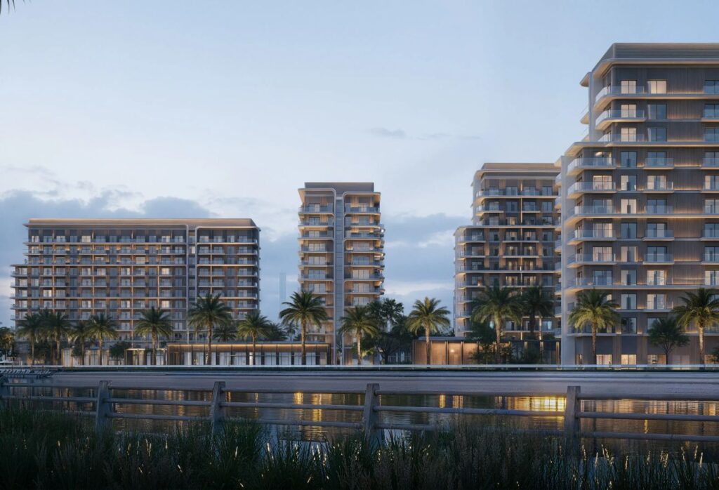 Yas Riva studio apartment Yas Island balcony ground floor investmen
