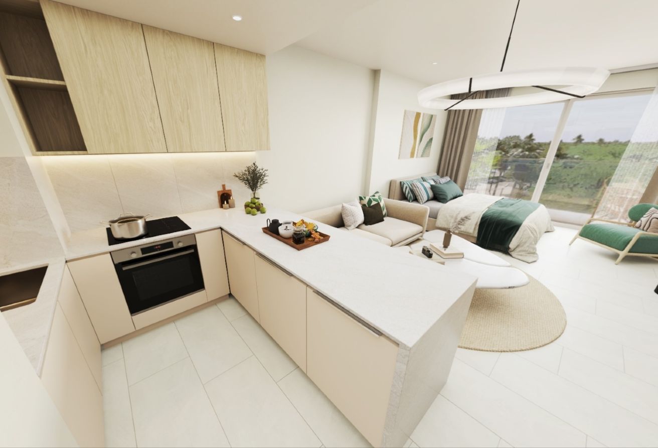 Yas Riva studio apartment Yas Island balcony ground floor investmen