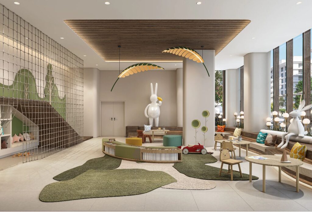 Yas Riva studio apartment Yas Island balcony ground floor investmen