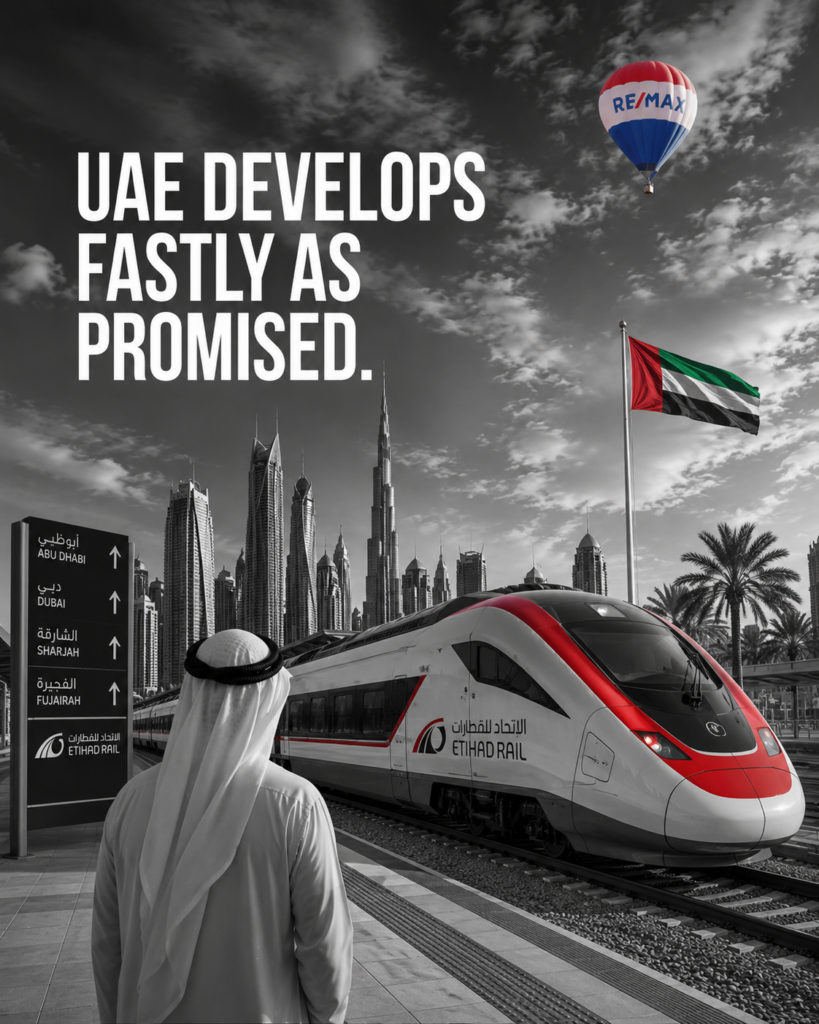 The UAE develops fast.